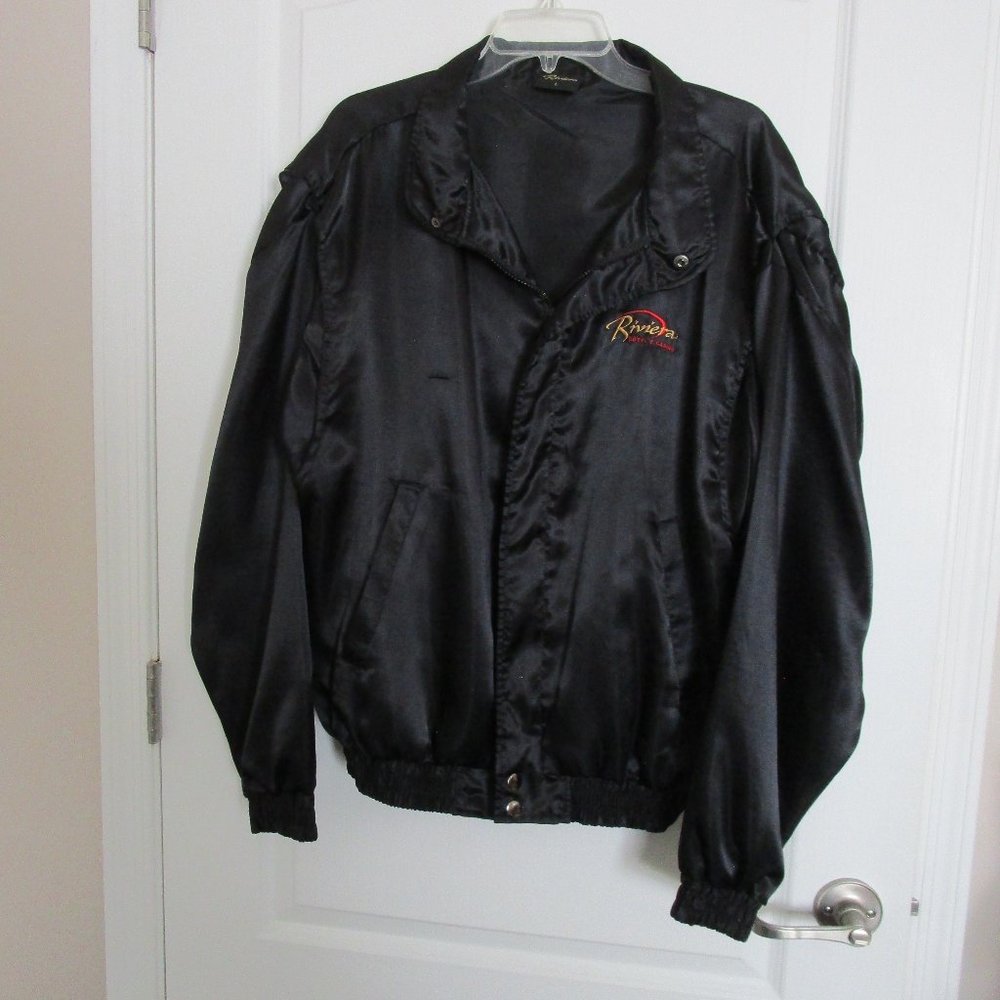 lightweight satin souvenir jacket